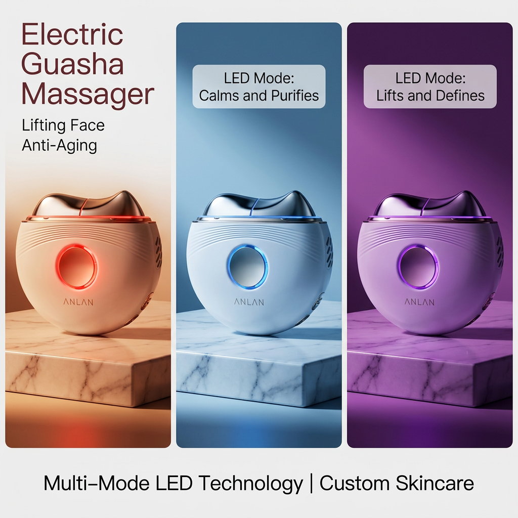 EMS Pro Sculpt Gua Sha | Electric Face Lifting — LED, Hot & Cold, Microcurrent