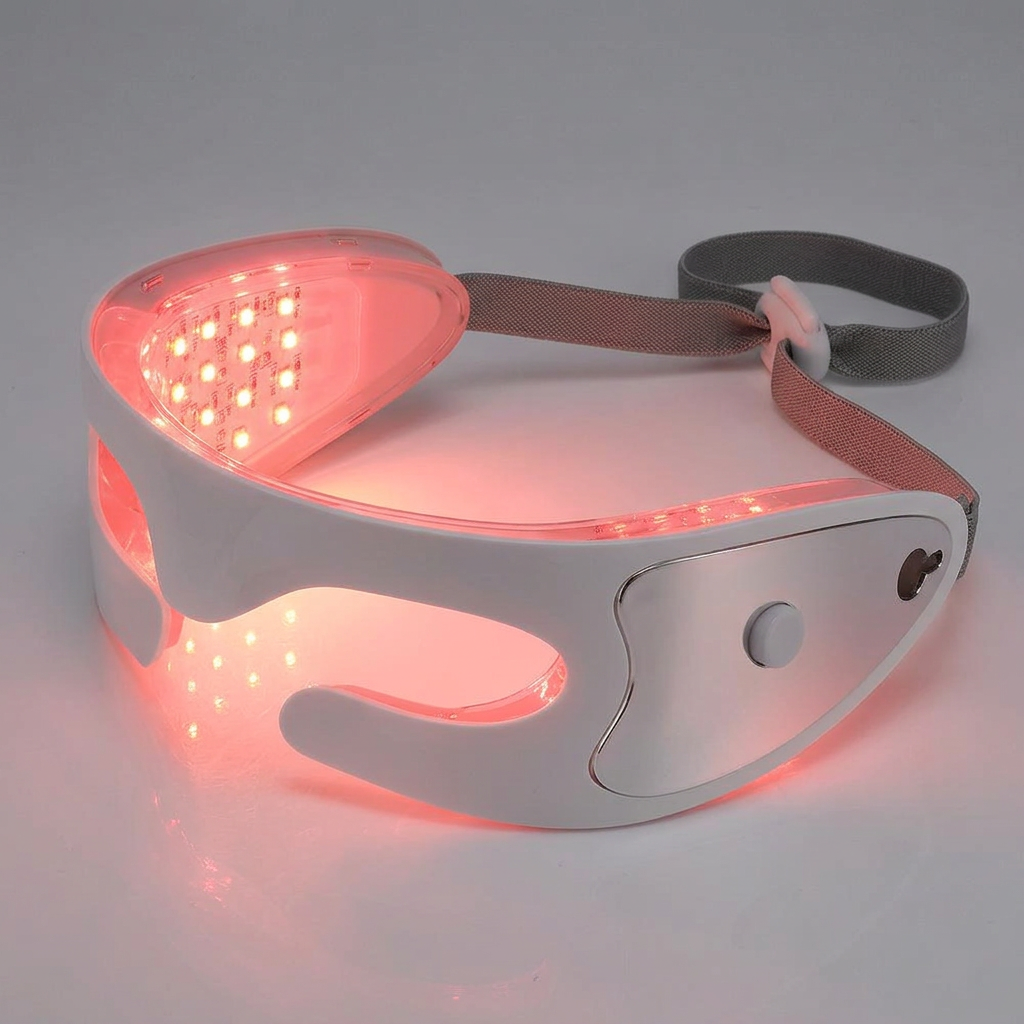 LED Eye Massager — 3-Mode Vibration & Light Therapy