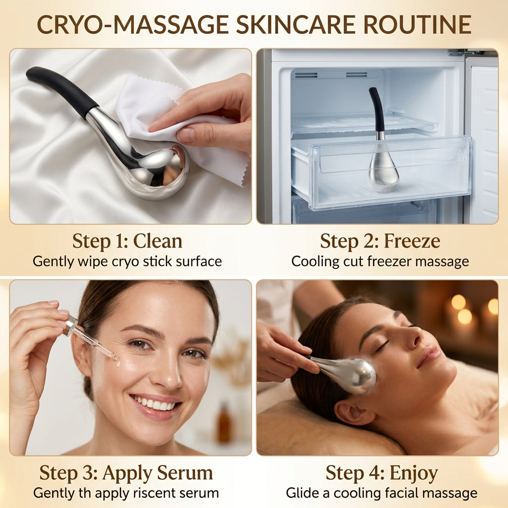 Stainless Steel Cryo Sticks — Ice Facial Massager
