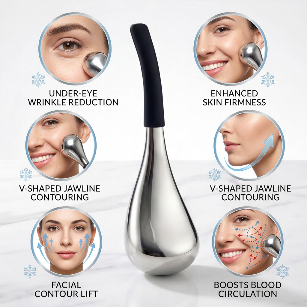 Stainless Steel Cryo Sticks — Ice Facial Massager
