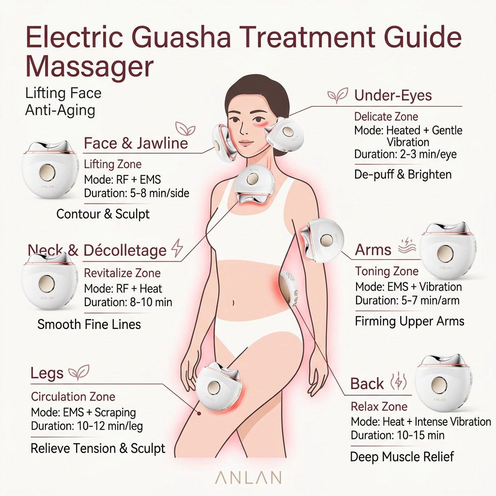 EMS Pro Sculpt Gua Sha | Electric Face Lifting — LED, Hot & Cold, Microcurrent