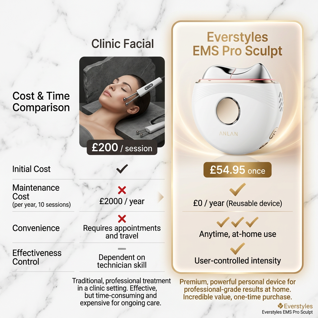 EMS Pro Sculpt Gua Sha | Electric Face Lifting — LED, Hot & Cold, Microcurrent