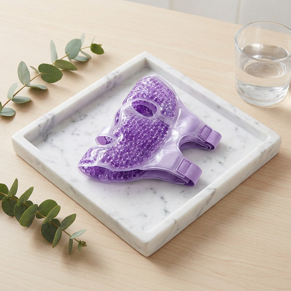 Ice & Heat Facial Mask — Reusable Gel Compress