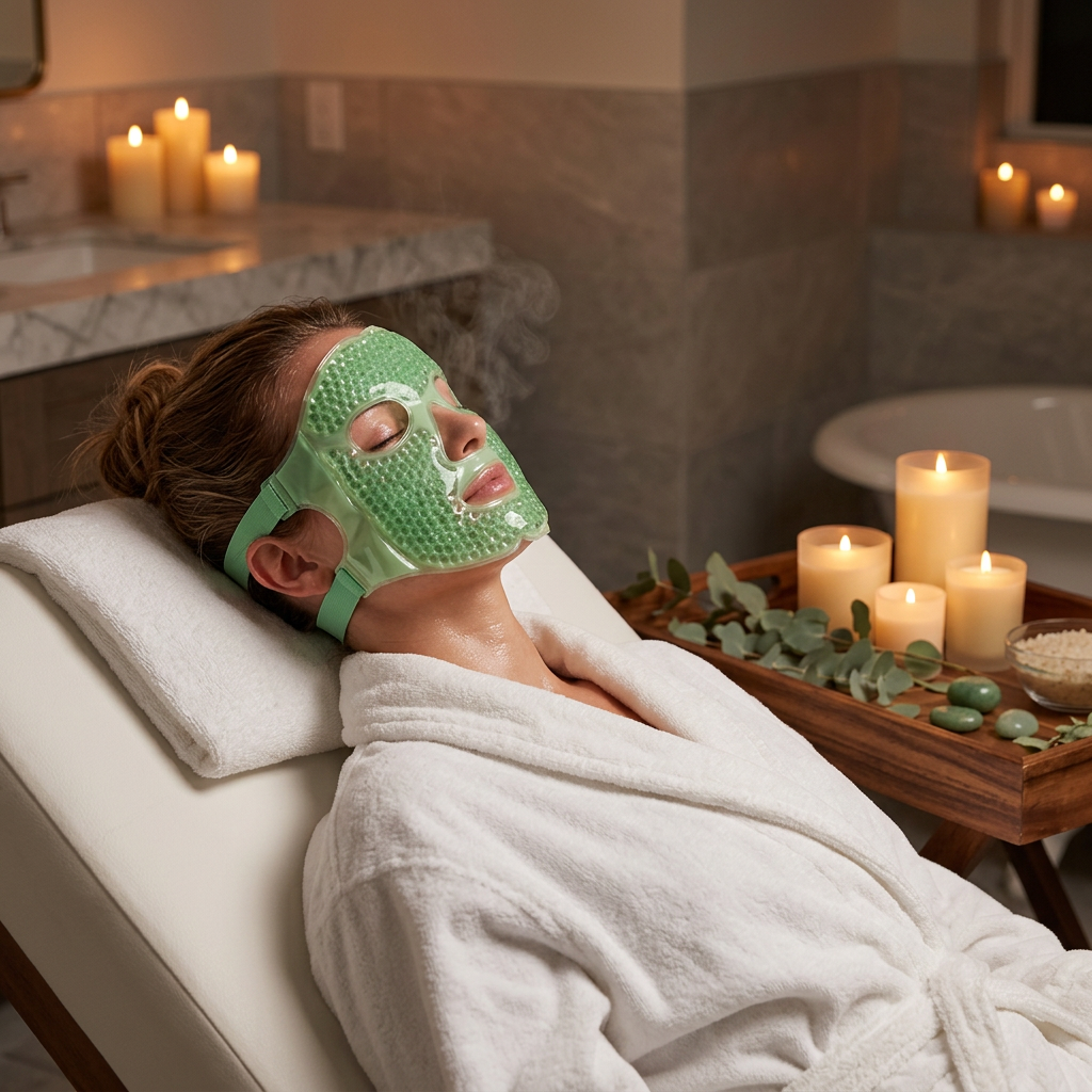 Ice & Heat Facial Mask — Reusable Gel Compress