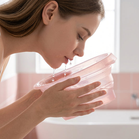Ice Facial Bowl | Collapsible Silicone Cryo Bath — 60-Second Glow