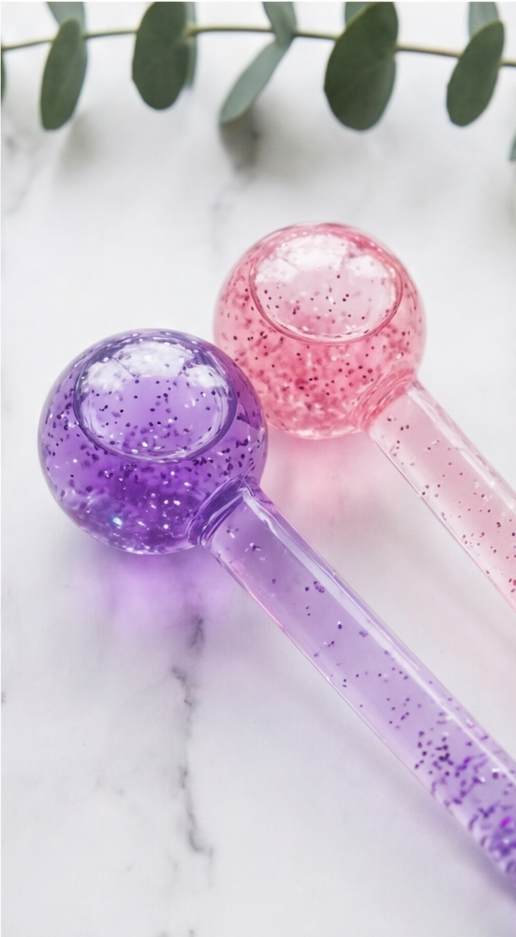 Ice Globes for Facials — Cryo Facial Massager (Set of 2)