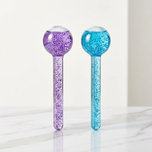 Ice Globes for Facials — Cryo Facial Massager (Set of 2)