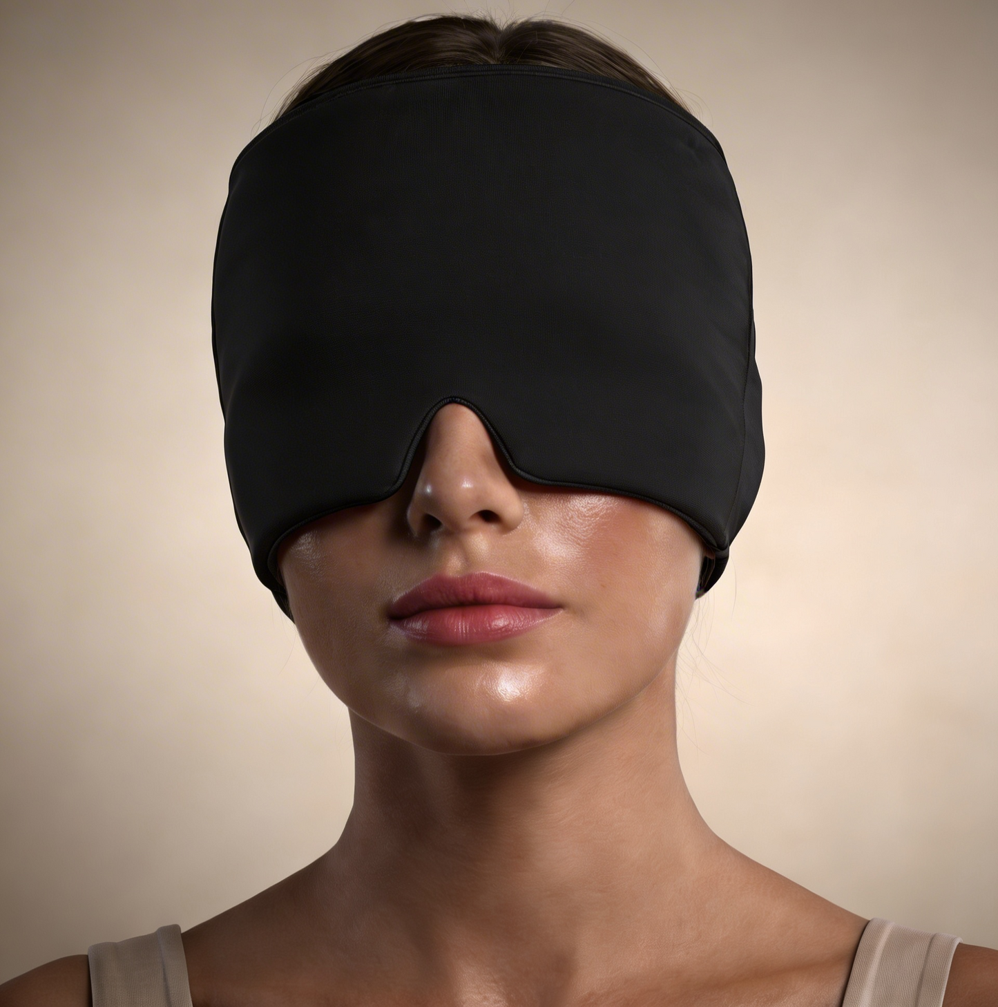 Migraine Relief Gel Mask — Hot & Cold Therapy Head Wrap