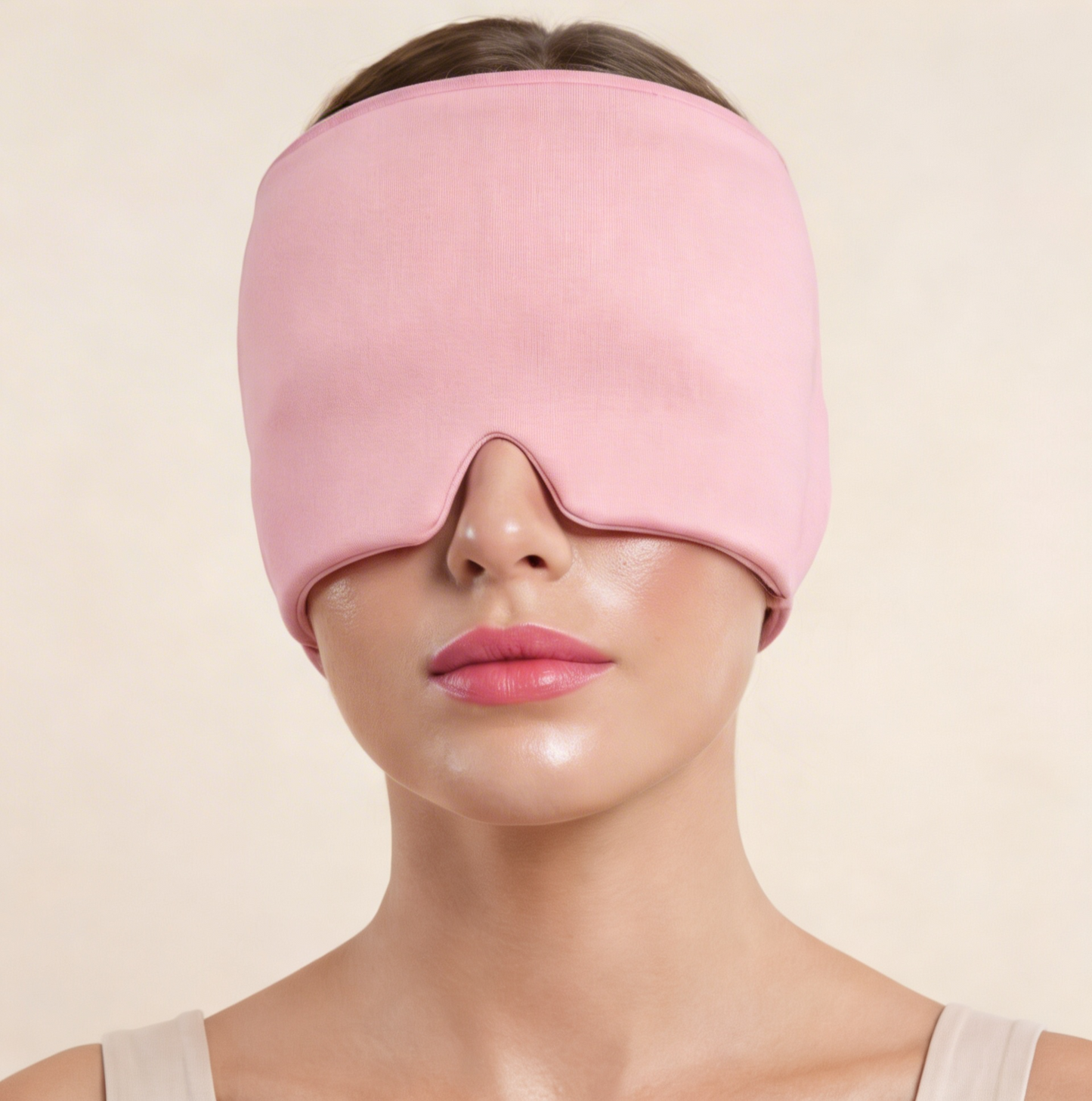 Migraine Relief Gel Mask — Hot & Cold Therapy Head Wrap