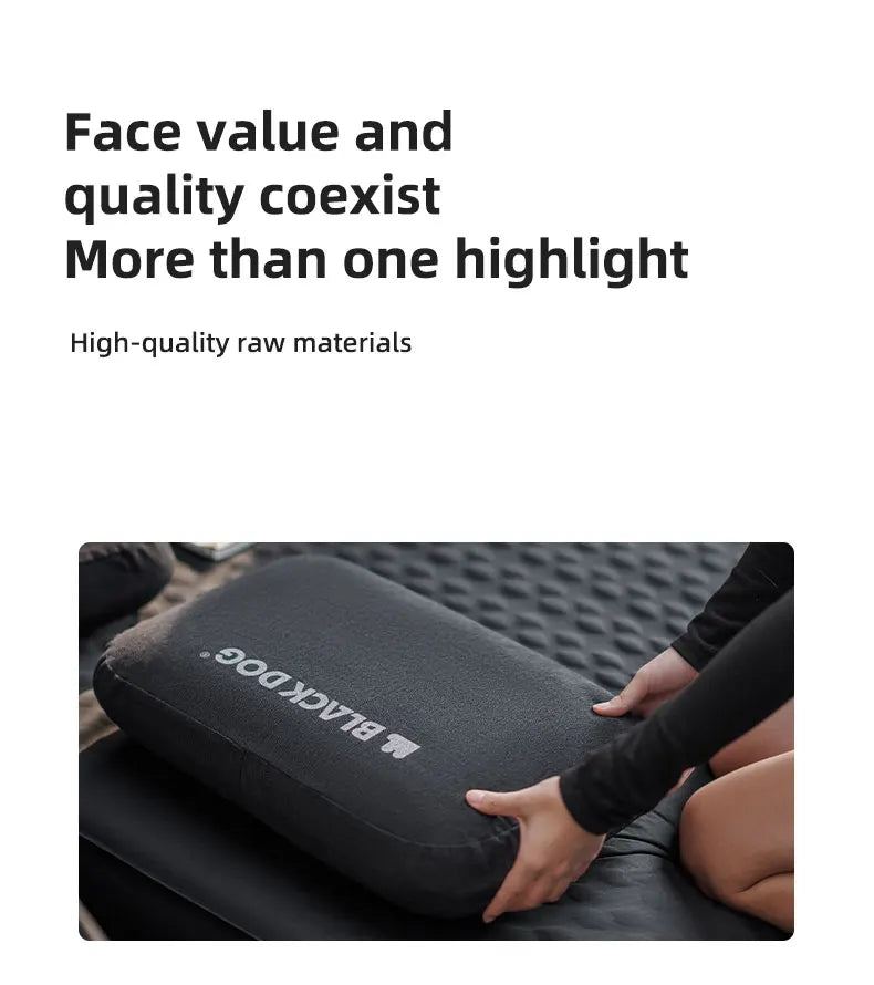 Outdoor Memory Foam Travel Pillow – Portable Comfort for Naps & On-the-Go Rest