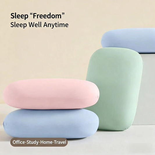 Multifunction Memory Foam Travel Pillow – Soft, Slow Rebound Neck & Nap Support