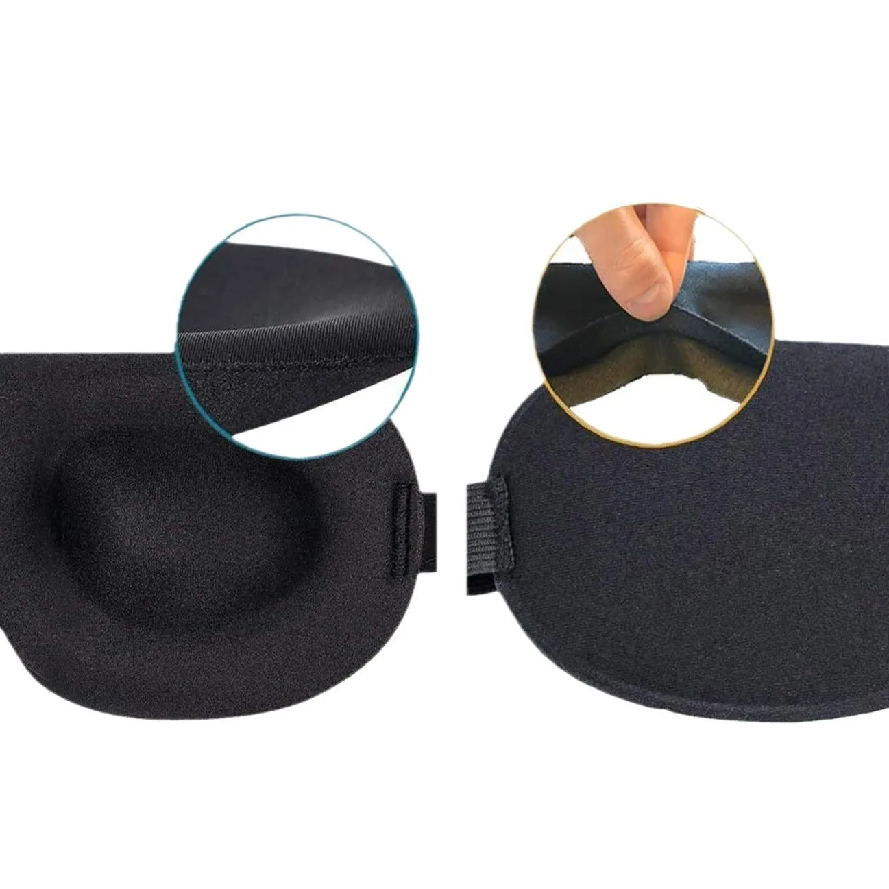 3D Sleeping Mask – Memory Foam Light-Blocking Eye Shade