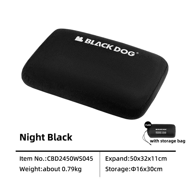 Outdoor Memory Foam Travel Pillow – Portable Comfort for Naps & On-the-Go Rest