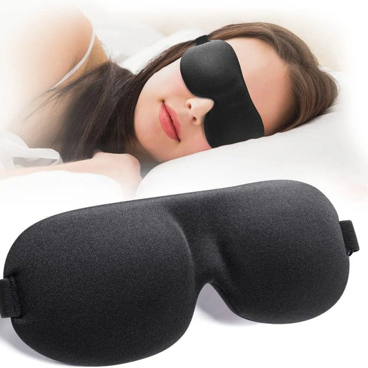 3D Sleeping Mask – Memory Foam Light-Blocking Eye Shade