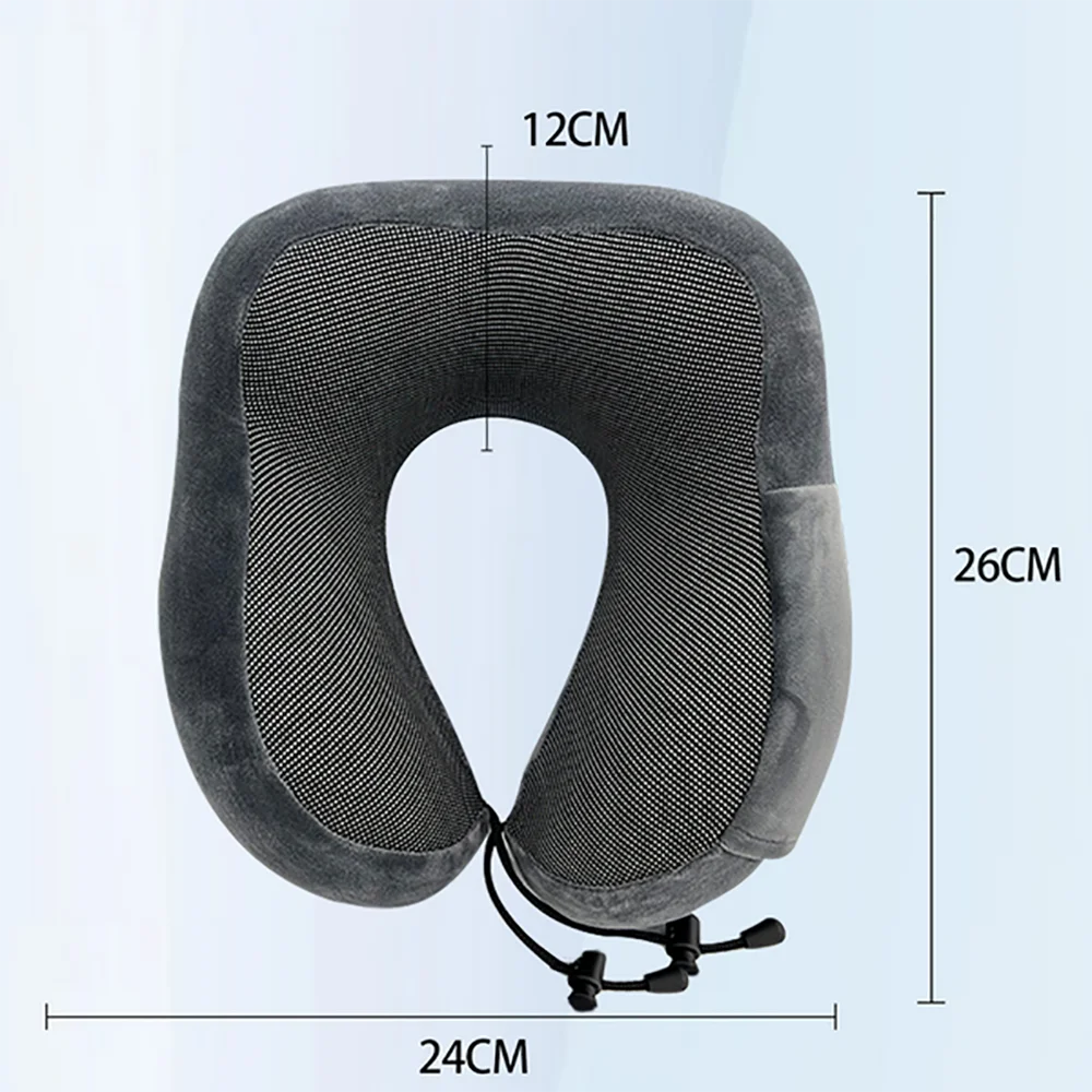 Memory Foam Travel Pillow – Soft Neck Support for Better Sleep Anywhere