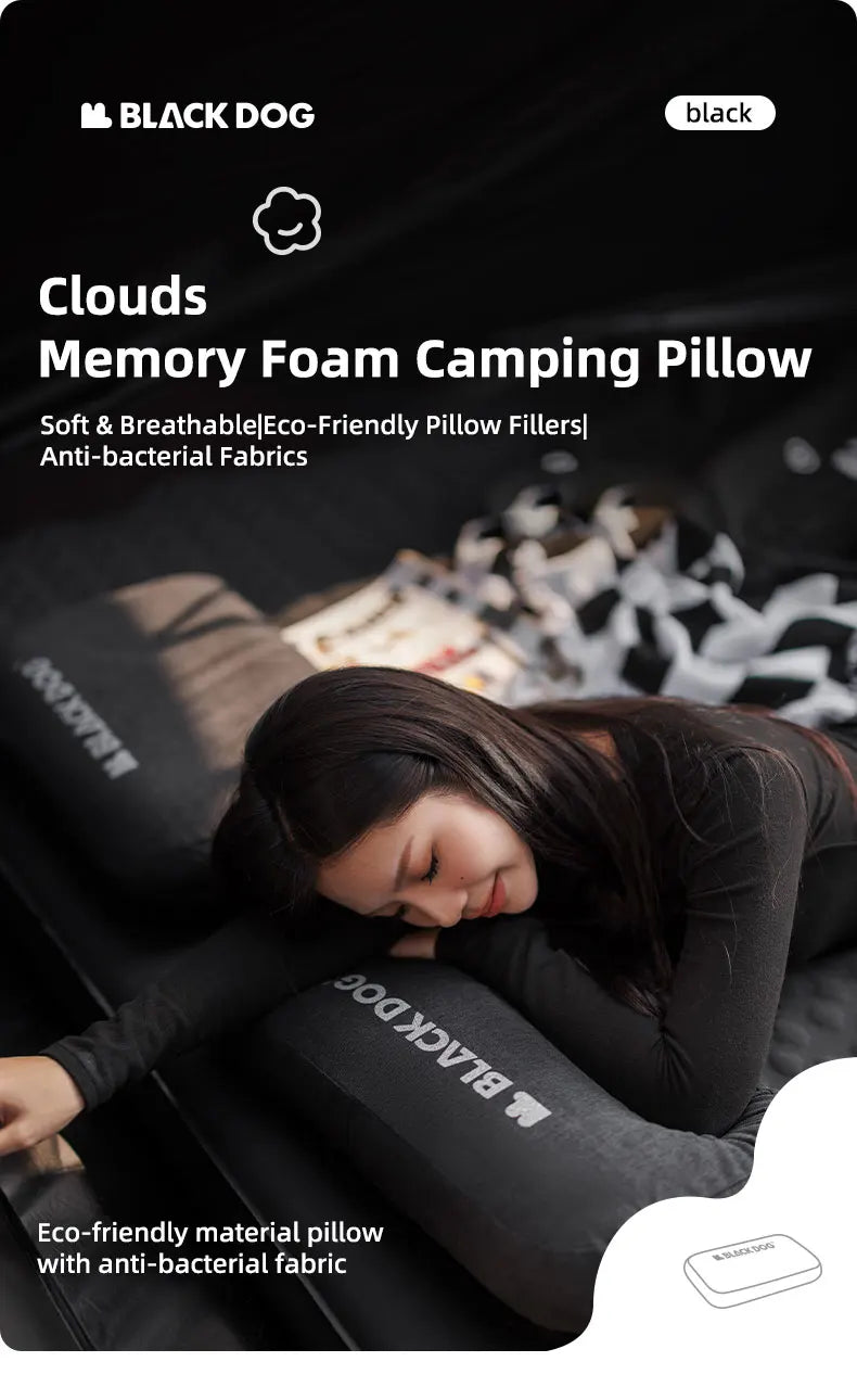 Outdoor Memory Foam Travel Pillow – Portable Comfort for Naps & On-the-Go Rest