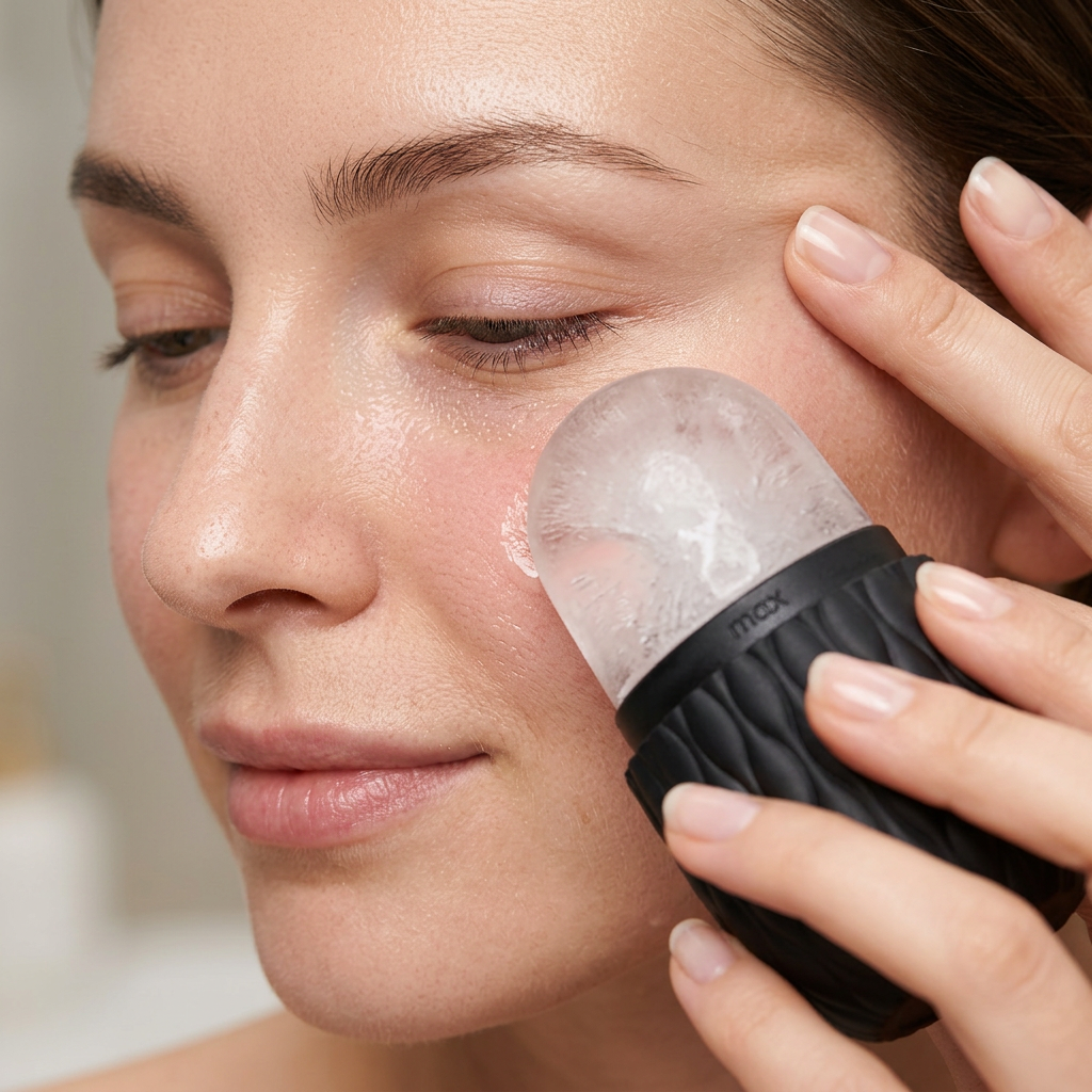Ice Sculpt Roller | Silicone Cryo Facial Massager — Pore Minimiser & Anti-Wrinkle